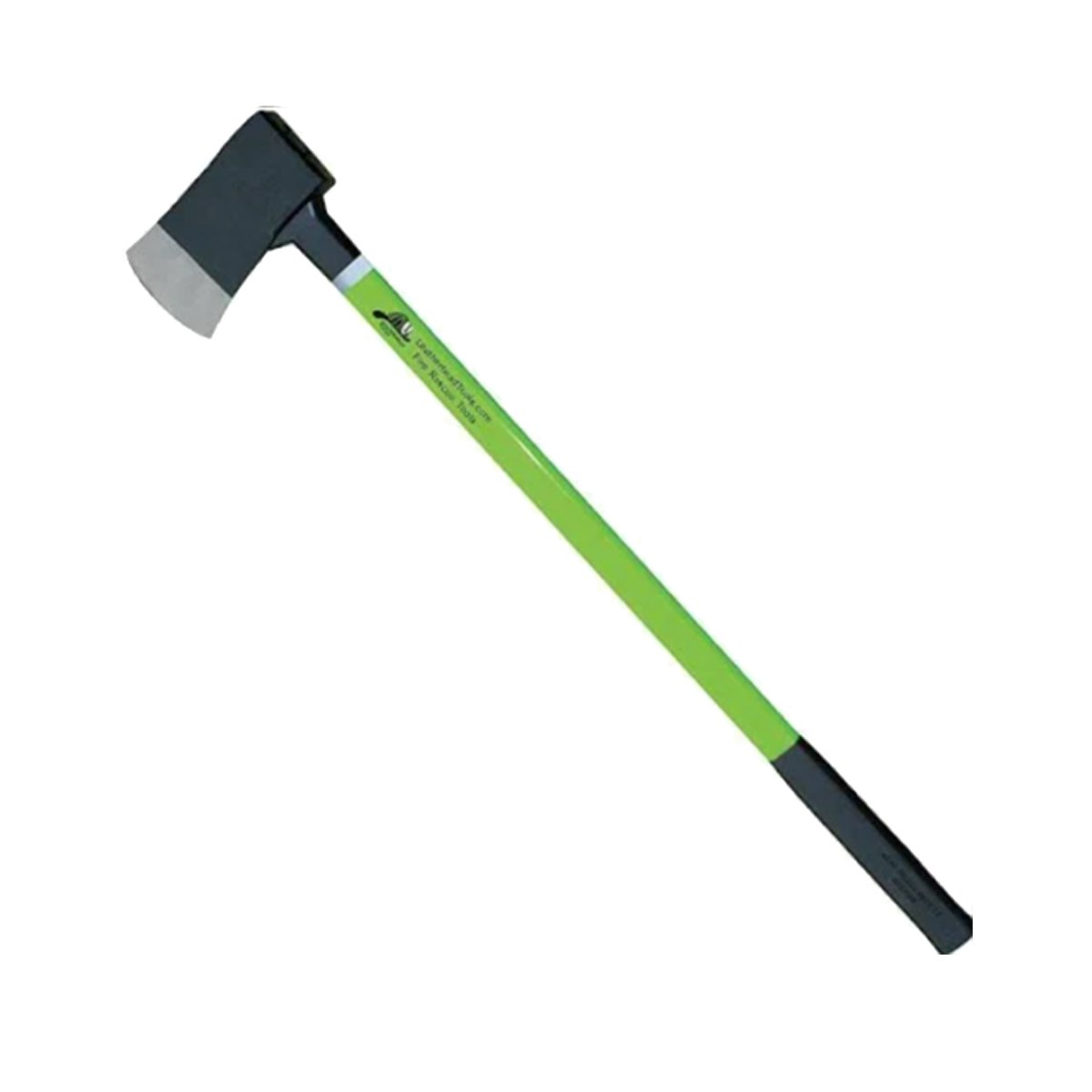 Hi-Vis 6 lb. Flat Axe with 36" Hi-Vis Lime Handle and Reflective Tape