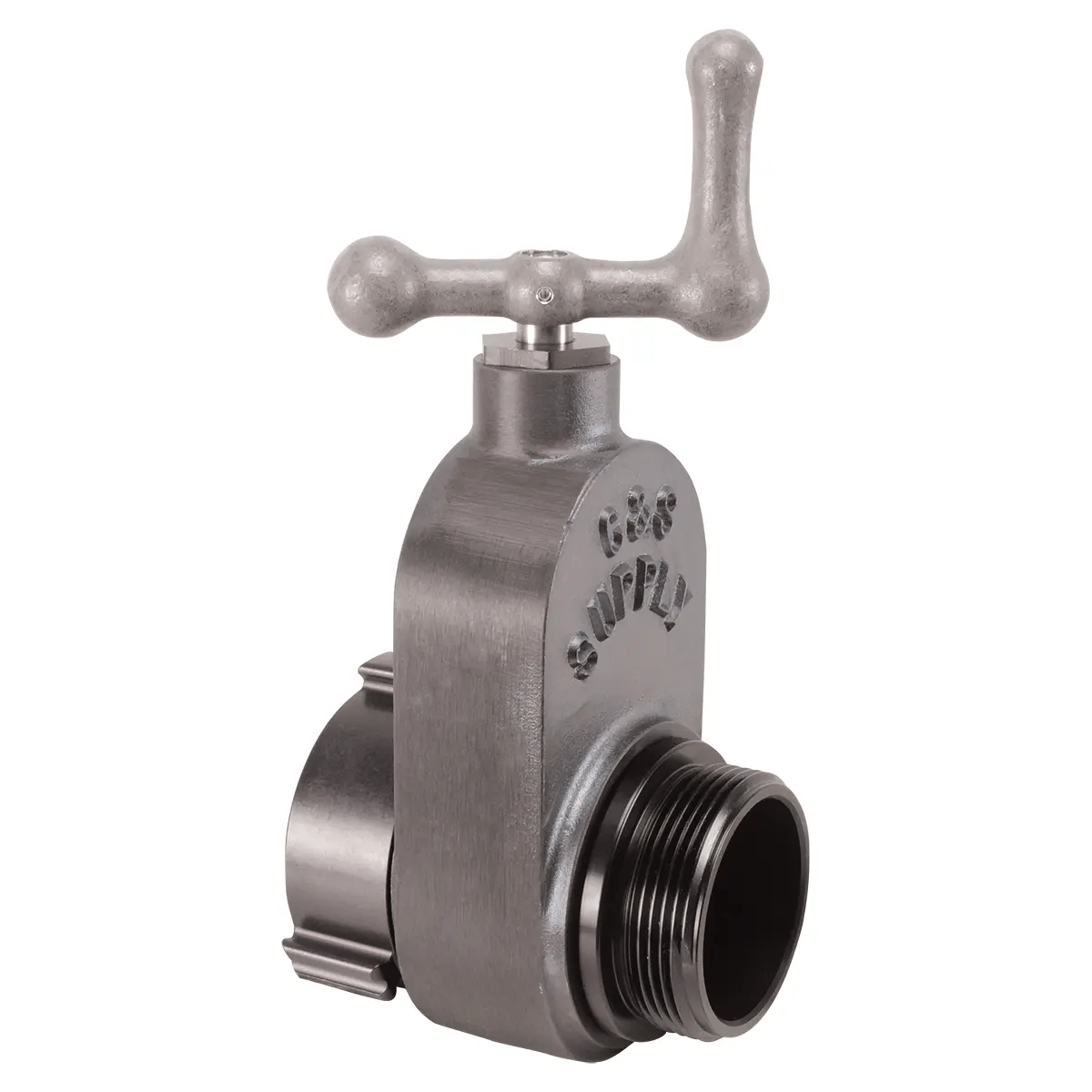 C & S Supply Gate Valve - 2.5F NST X 2.5M NST - Male Side
