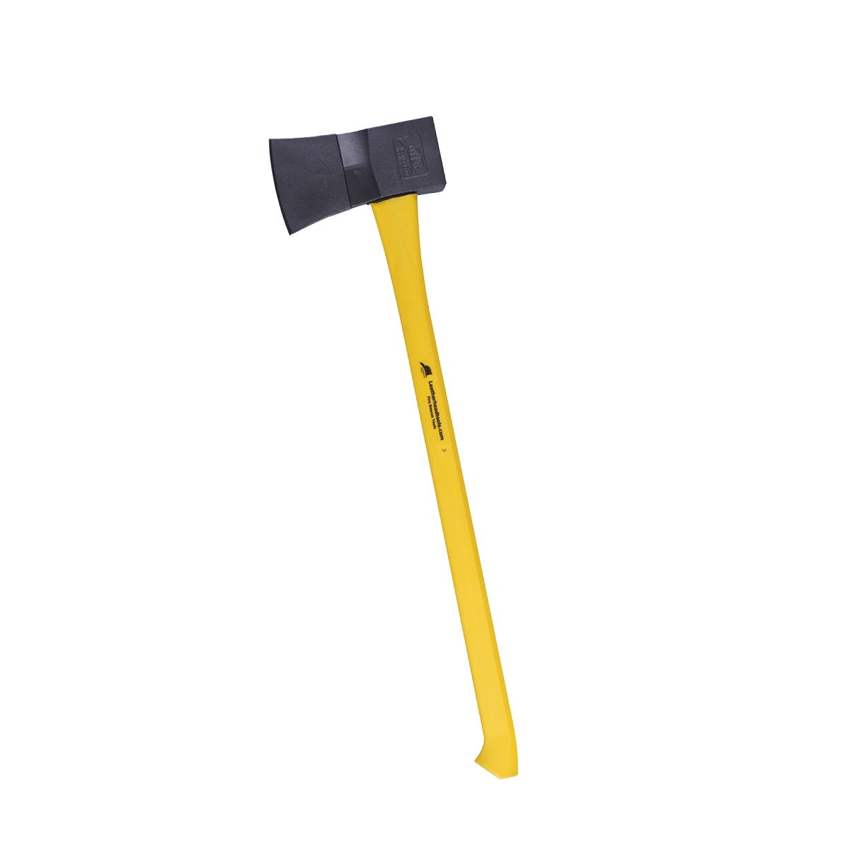 Ultra-Force Axe with Textured Heavy-Duty Grip - Yellow Handle