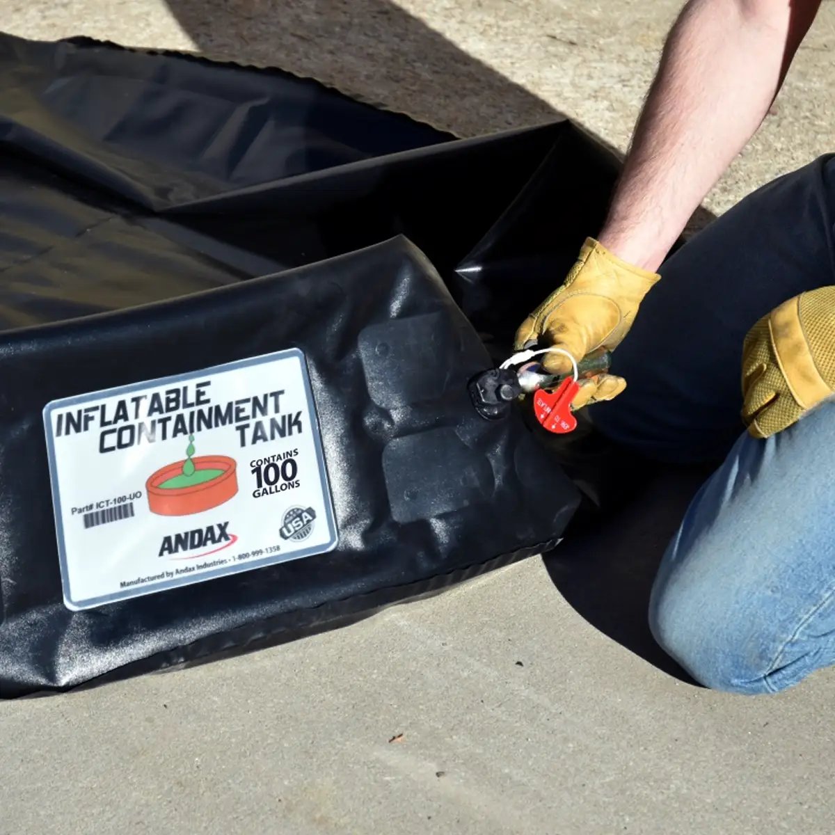 Inflatable Containment Tank™ - 100 Gallon