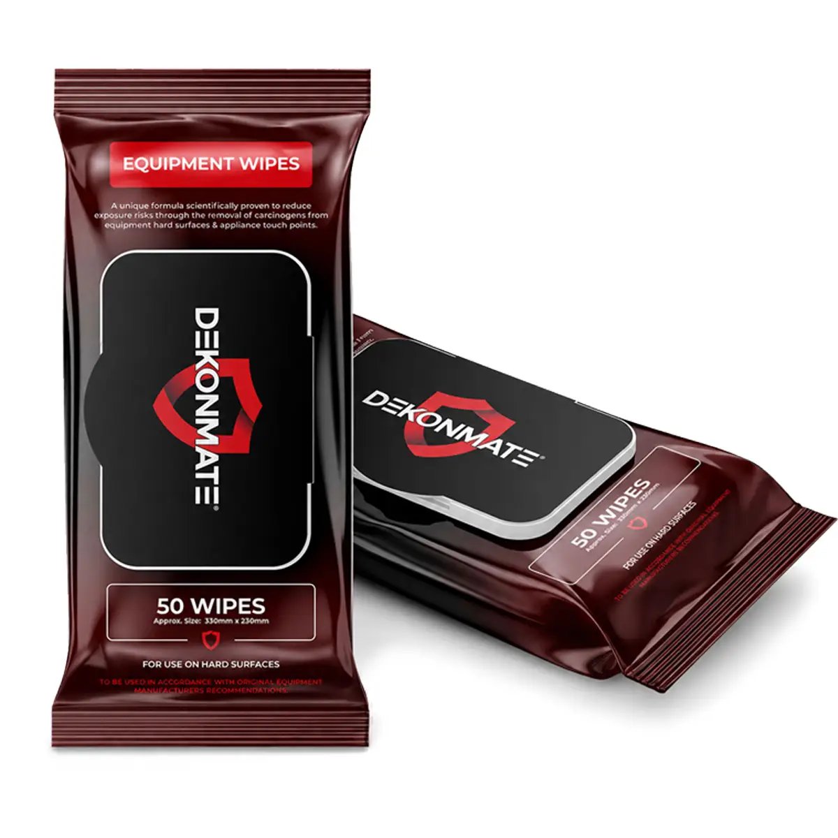 Dekonmate® Decontamination Equipment Wipes - 50 Wipes per Pack - 12 Packs per Case