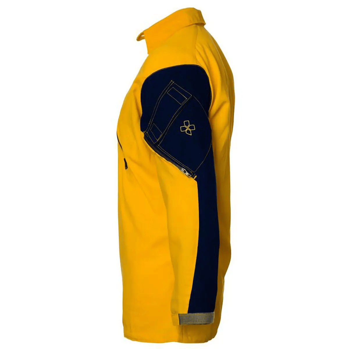 Betax Wildland Fire Shirt - Yellow/Navy - 2XL