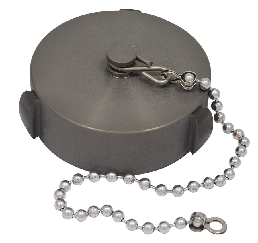 Aluminum Cap with Chain - 2.5