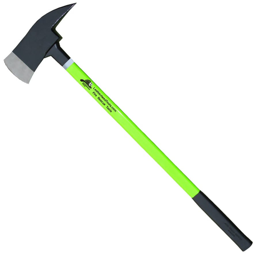 Hi-Vis 6 lb. Pick Axe with 36" Hi-Vis Lime Handle and Reflective Tape