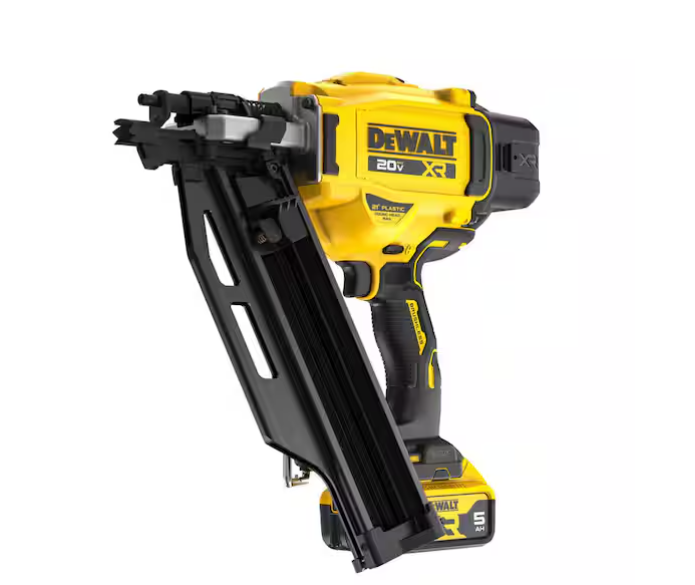 20-Volt 21° Cordless Framing Nailer Kit with 5.0 Ah Lithium-Ion Battery and Charger