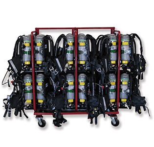 SCBA Carts, Cylinders & Cabinets